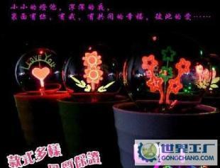 智能觸控浪漫盆栽花火小夜燈 點(diǎn)亮生活之美與創(chuàng)意